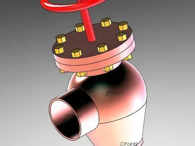 Angle Valve 3D model