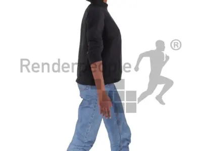Paige Animated 001 Walking