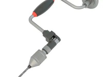 Industrial Hand Drill 3D model