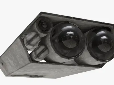 Sci-Fi Machine Parts 3D model