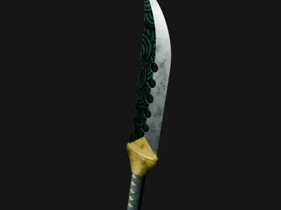 Lostvayne Meliodas Sword Low-poly 3D model