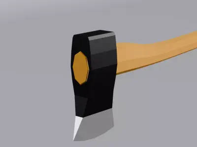 HACHA  Free low-poly 3D model