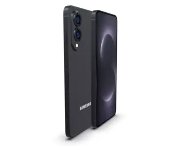 Samsung Galaxy S25 Edge Titanium Jet Black 3D model