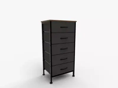 Somdot 5-Drawer Tall Dresser 3D model