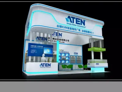 Exhibition - Area - 9X6-3DMAX2009-086 3D model