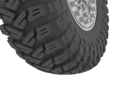 offroad wheel 3D model purchase