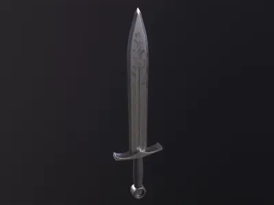 Sword 3D Model Low-poly 3D model