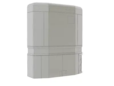 Thermo King SB-II Refrigeration Unit Low-poly 3D model