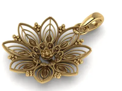 PRECIOUS ANTIQUE GOLD LOCKE3T SET 3D PRINTABLE MODEL 3D print model