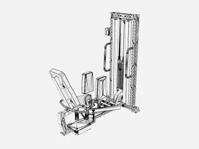 Abductor Machine 3D model purchase