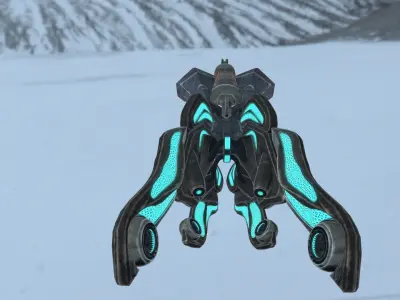 Weapon Pinch Rifle Low-poly 3D model