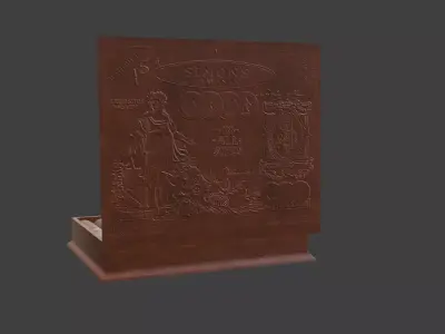Cigar box exelent 1912 3D model