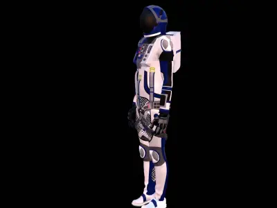 Astronaut Spacesuit New Zeland 3D model