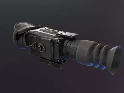 mini TSD Scope Low-poly 3D model