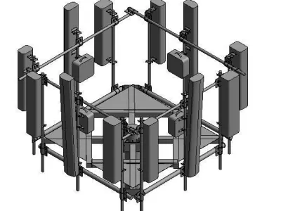 ANTENNA TOWER-2 REVIT FAMILY 2016 3D model