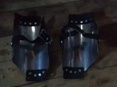 WG 7064 - Armour plate biceps - DXF Armor Pattern Low-poly 3D model