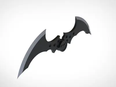 Batarang from the Video Game Batman Arkham City 3D print model