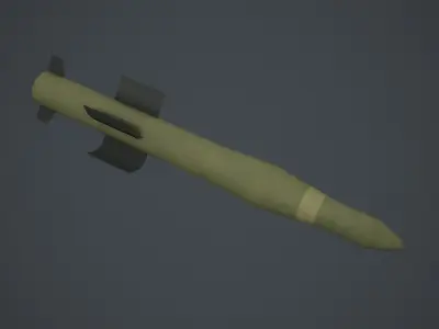 ATGM Shershen D Low-poly 3D model