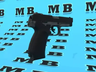 Magnum 44 3D model