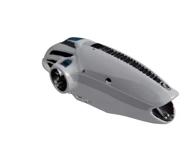 Futuristic SciFi Jet Engine 3D model