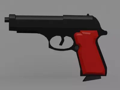 9mm Minimalist design Free low-poly 3D model