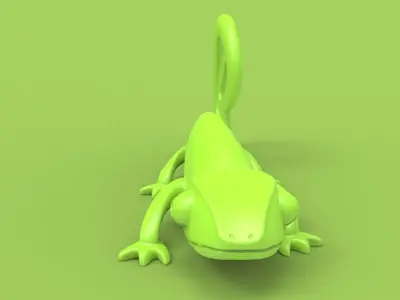 Chammy - Algix Chameleon Mascot 1st Concept Free 3D print model
