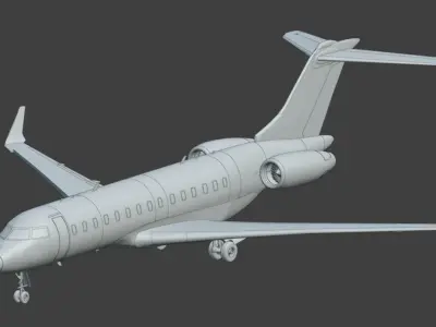 Gulfstream G6000 3D model