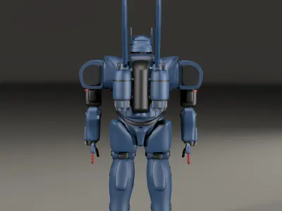 Mecha Armor 3D model