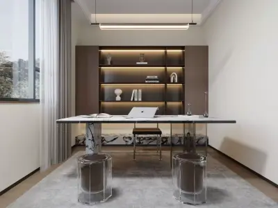 office room Free 3D model