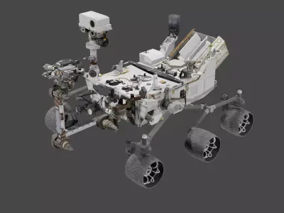 Mars Curiosity Rover Low-poly 3D model purchase