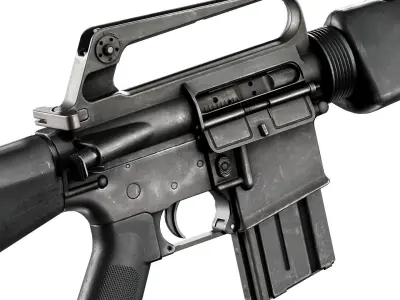 M16A1 NAM Low-poly 3D model