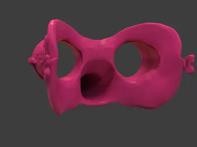 Royal Steampunk Penguin Mask 3D print model