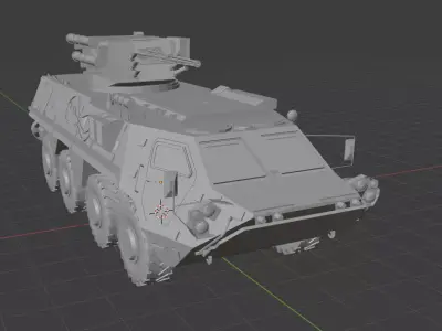 BTR 4E Bucephalus Free 3D print model