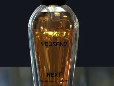 Perfume bottle glass bottle  3D model