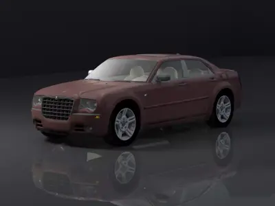 CHRYSLER 3D CAR MODEL Low-poly 3D model