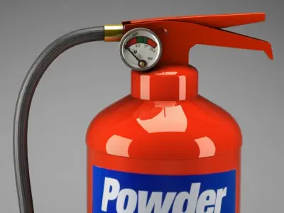 Fire extinguisher 3D model 22