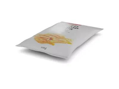 Dried fish and seafood Dried Shrimp Chips Low-poly 3D model