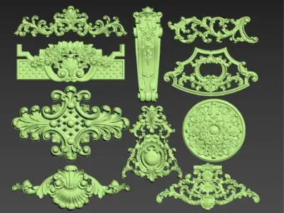 3d neoclassical pattern file 3D print model