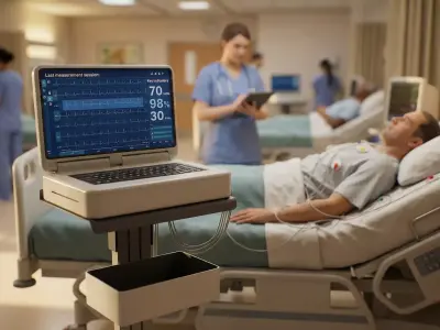 Electrocardiograph machine Low-poly 3D model