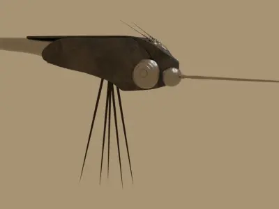 Dune Hunter Seeker Low-poly 3D model
