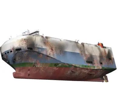 Burnt ship 3D model