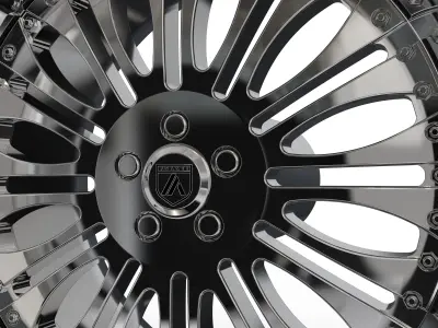 ASANTI AF137 WHEEL 3D MODEL 3D model