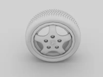 Porsche Wheel 3D model by dragosburian