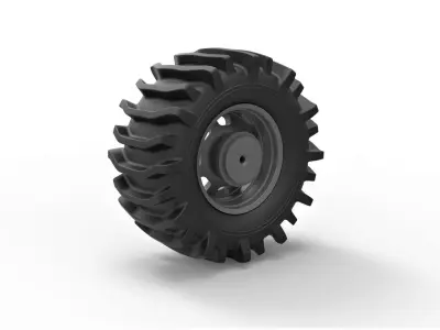 Offroad wheel 32 3D print model