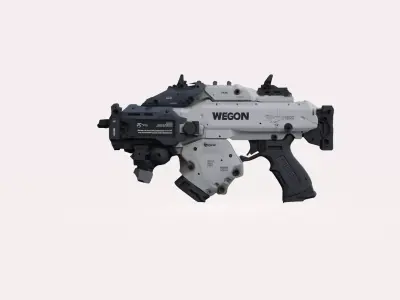 Night City Weapons 3D model