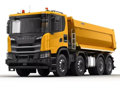 Dump Truck 8X4 3D model