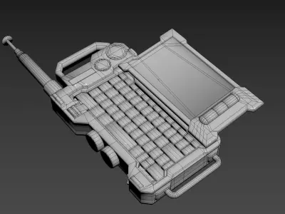 Transmitter Low-poly 3D model