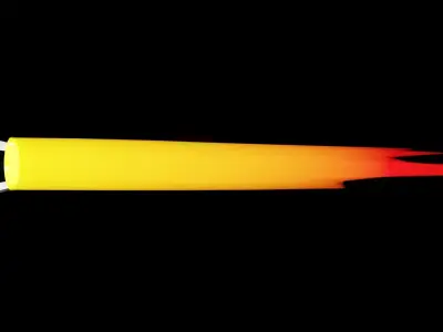 Rocket Engine Low-poly 3D model