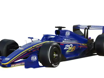 F1 Concept Car 2026 Free 3D model