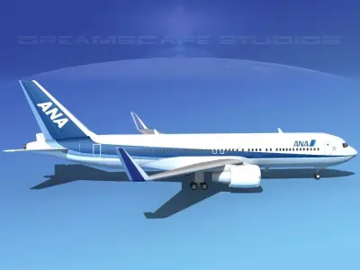 Boeing 767-300 ANA 3D model